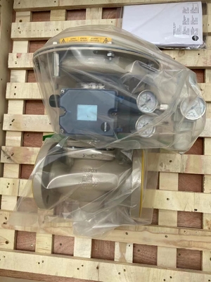 Samson Control Valves 3241 Bolklep met Pneumatisch Actuator 3277 en 3725 Instelmechanisme 4708 Regelgever