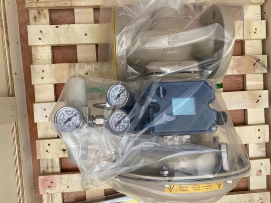 Samson Control Valves 3241 Bolklep met Pneumatisch Actuator 3277 en 3725 Instelmechanisme 4708 Regelgever