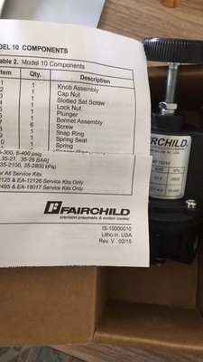 De Modelregelgever van de 10 Reeksen Pneumatische Precisie van Rotorkfairchild voor Fisher Valve Body Actuator