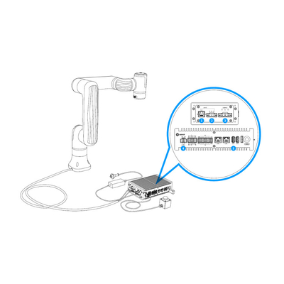 De Robotwapen van DOBOT NOVA Chinese Robot Arm Cobot met Robottang