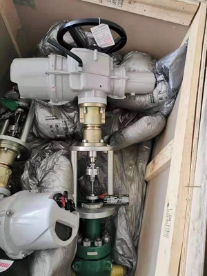 De Elektrische Actuator van ROTORK IQ met IW IB IS Versnellingsbak voor Fisher Electric Control Valve EWT