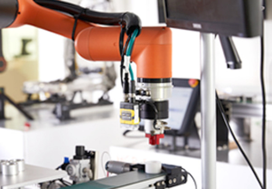 Hanwha 6 As Cobot Palletizer hcr-12 Samenwerkingsrobotwapen met de Tang van Vision System Onrobot
