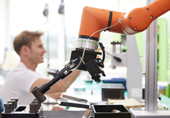 Hcr-3A Samenwerkingsrobotwapen met de Tang Hanwha 6 As Cobot Palletizer van Vision System Onrobot