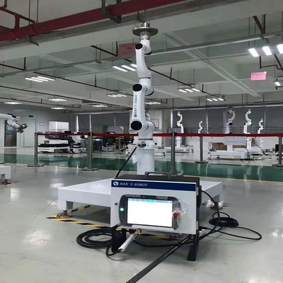 Flexibele Hansrobot 6 en Wapen die van de As het Samenwerkingsrobot Elfachtig met Onrobot-Tang plukken plaatsen