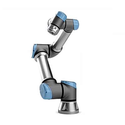 de samenwerkingsrobot van robotur Universele Robots UR3 Cobot met onrobottang en het opheffende systeem van Lift100