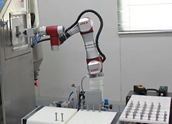 JAKA Zu 7 Samenwerkingsrobotwapen 6 As Cobot met de Tang 2-vinger van SMC Elektrisch Type LEHZ