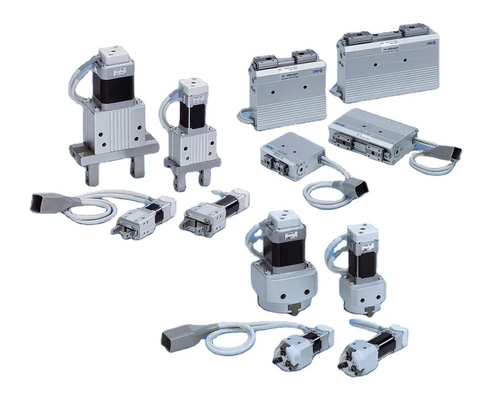 ABB GoFa CRB15000 Cobot met de Tang 2-vinger van SMC Elektrische Type LEHF Samenwerkingsrobot