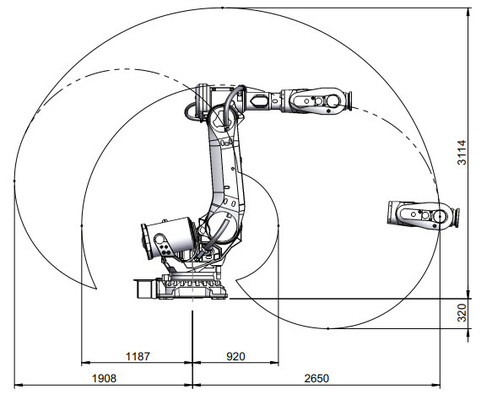 Algemeen Doelabb Industriële Robot met Mig-het Instelmechanisme van de Lassenmachine GBS