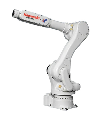 Kawasaki 6 het Wapen RS080 van de Asrobot met Tang voor de Behandeling van het Palletiseren het Voeden Blanking