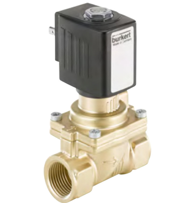 Masoneilanactuator met Burkert-Klep Op hoge temperatuur van de het Messingssolenoïde van Burkert van de Solenoïdeklep Bestand 2/2 Lopende 6524