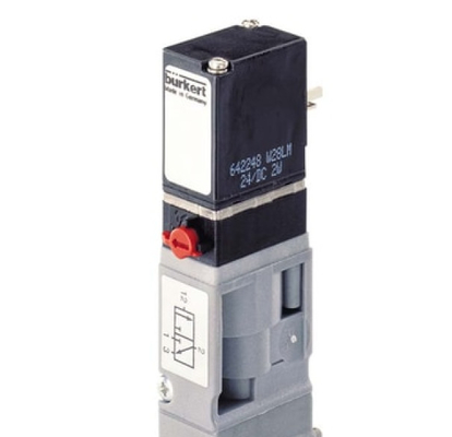 Masoneilanactuator met Burkert-Klep Op hoge temperatuur van de het Messingssolenoïde van Burkert van de Solenoïdeklep Bestand 2/2 Lopende 6524