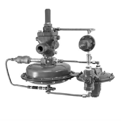 Fisher Regulator 1190 Low Pressure Gas Blanketing Valve Pilot-aangedreven drukreduceerventiel voor skid-montage