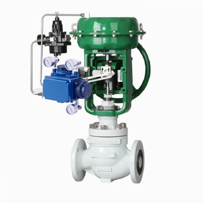 Chinese controleklep met het pneumatische instelmechanisme SVX 1000 van de azbil Slimme klep en de regelgever van de vissers67cfr filter