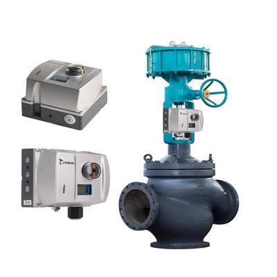Chinese Controleklep met het Pneumatische Instelmechanisme en Actuator van de Instelmechanismedn900 Neles Klep