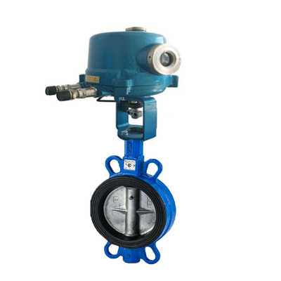 Chinese actuator met Keystone Butterfly Valve Figuur 990 Ø 200 mm en ASME 125/150 AS 2129 Tabel E PN 10/16 BST'E Flanke