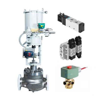 Chinese Controleklep met Pneumatische Actuator en Asco 8210G en de Solenoïdeklep van Festo vuvs-L30
