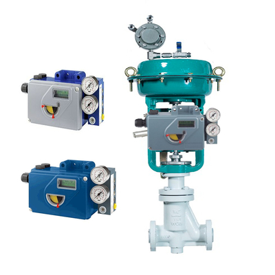 Chinese pneumatische besturingsklep met FOXBORO SRI990 klep positioner en pneumatische klep actuator