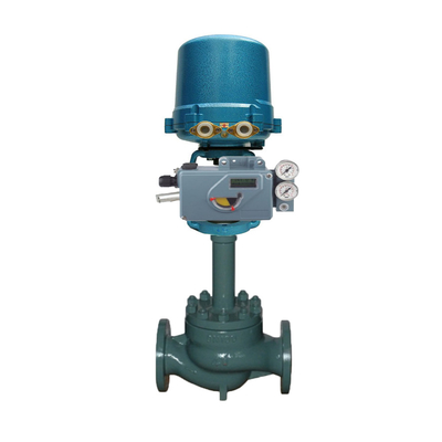 Chinese pneumatische besturingsklep met FOXBORO SRI990 klep positioner en pneumatische klep actuator
