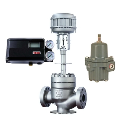 HART Protocol Logix 3200MD Digitaal HART Positioner Controleventil Positioner Met Fisher 67CFR Filter Regulator