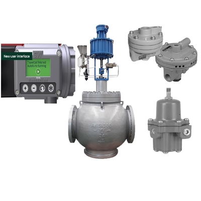 Chinese ABM het Instelmechanismebr400 Spanningsverhoger van Klepmasoneilan SVI3 en Vissers67cfr Regelgever met Filter voor Datatransportbesturingklep