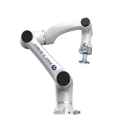 Hans E5 cobot de robot en robotwapen 6 as met het controlemechanisme van het robotwapen en onderwijzen hangend en onrobot tang