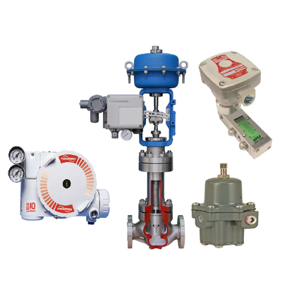 Het Instelmechanisme van de Flowserve3200md Klep met van de de Solenoïdeklep 67CFR van de Datatransportbesturingklep ASCO de Filterregelgever