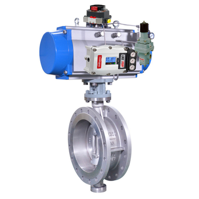 Chinese Vleugelklep met Flowserve Logix 3800 Klepinstelmechanisme