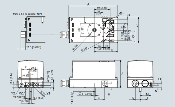 Siemens SIPART PS2 aluminium elektropneumatische klepstandsteller voor Chinese regelklep
