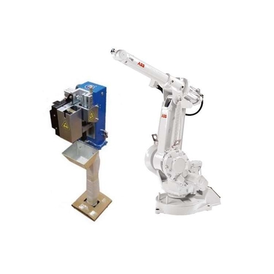 6 Axis Robotic Arm ABB IRB 1410 met CNGBS-wapenreinigingsstation voor automatisering van lasrobot