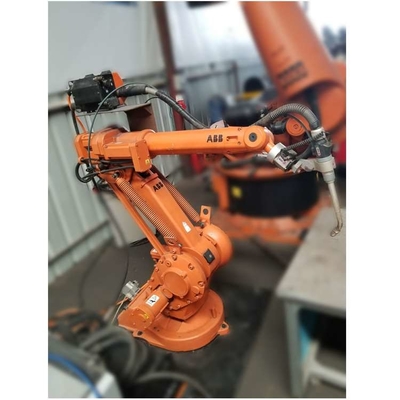 6 Axis Robotic Arm ABB IRB 1410 met CNGBS-wapenreinigingsstation voor automatisering van lasrobot