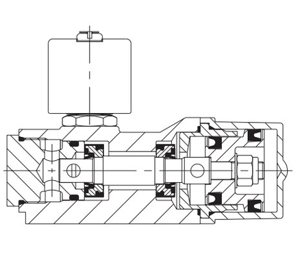 Hoogstroom ASCO magnetoventil met Masoneilan positioner en Valve Natural Gas Dispensing Equipment Pilot Operated