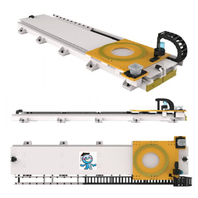 KUKA Palletizing Robot KR 240 R3200 PA Met CNGBS Guide Rails Als Automatische Palletizer Industriële Robot Arm