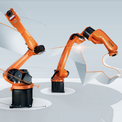 Kuka Robot Arm KR10 R1420 met CNGBS Positioner als Laswerkstation