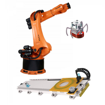 KUKA KR 360 R2830 Robotarm nuttige lading 360kg met CNGBS assemblagelijn voor motor assemblage als pick and place machine