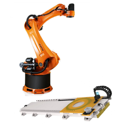 KUKA Industrial Robot Arm KR 470-2 PA Palletizing Robot Met CNGBS Guide Rail Voor Fabriek Als Paletmachine