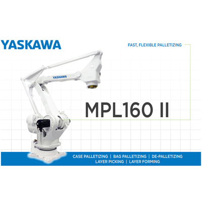 Industriële robot YASKAWA MPL160II met robotarm met 160 kg nuttige lading voor palletisering