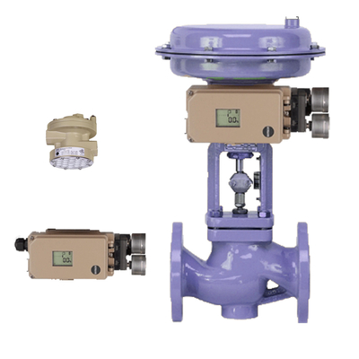 Pneumatische besturingsoperator en Samson Smart Valve Positioner 3763 voor Chinese pneumatische besturingsventiel