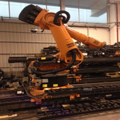 Kuka Robotic Arm 6 Axis KR 360 R2830 met CNGBS Robot Gripper voor geautomatiseerde pick and place robot