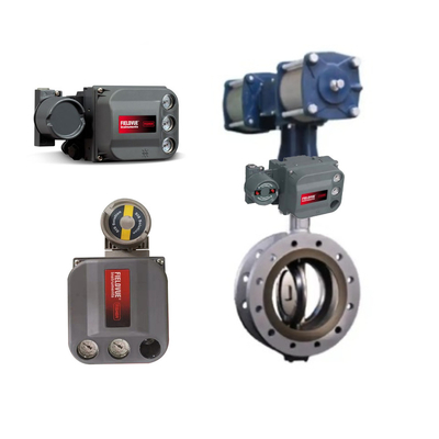 Vanessa serie 30.000 Stroomcontrole kwart draai Triple Offset Valve Met Fisher DVC6200 Valve Positioner