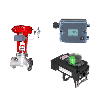 China's beroemde wuzhong Pneumatische besturingsklep met Samson 3725 positioner en Rotork Limit Swi