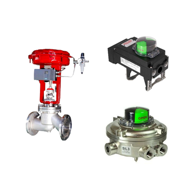 China's beroemde wuzhong Pneumatische besturingsklep met Samson 3725 positioner en Rotork Limit Swi