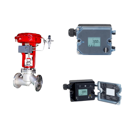 China's beroemde wuzhong Pneumatische besturingsklep met Samson 3725 positioner en Rotork Limit Swi