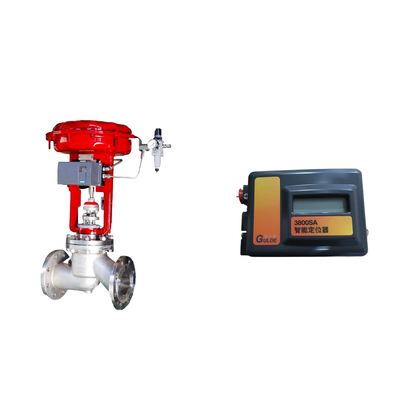 China beroemde Wuhong Pneumatic Control Valve Met Hard communicatie Fisher 3800sa Positioner