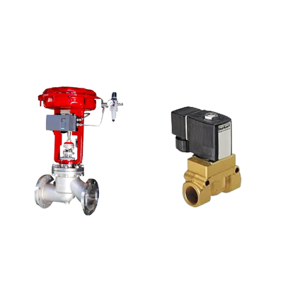 Pneumatische regelkleppen met Koso KGP5000 Smart Valve Positioner en Burkert 5404 Solenoid Valve