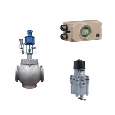 Pneumatische besturingsklep met harde communicatie Samson Electropneumatic 3730-3 Positioner And Masoneilan 78-40 Filter