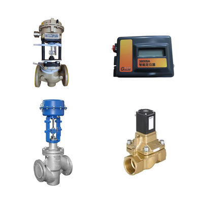 China's Control Valve met Samson 3372 actuator met FISHER 3800sa Valve Positioner Burkert 5404 Solenoïde Valve