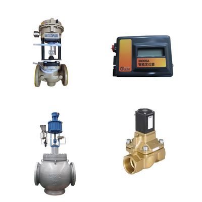 China's Control Valve met Samson 3372 actuator met FISHER 3800sa Valve Positioner Burkert 5404 Solenoïde Valve