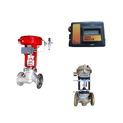 China's Control Valve met Samson 3372 actuator met FISHER 3800sa Valve Positioner Burkert 5404 Solenoïde Valve