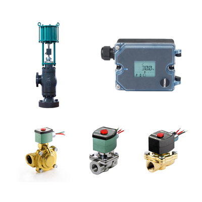 Beheersklep met Samson 3372 actuator met Samson 3725 positioner ASCO solenoïde klep