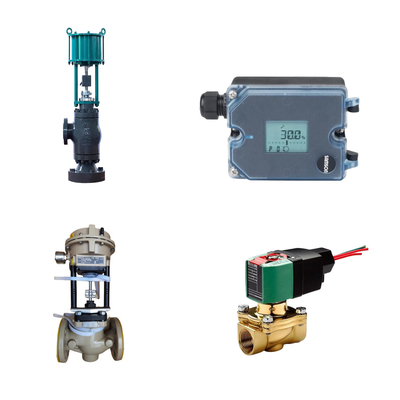 Beheersklep met Samson 3372 actuator met Samson 3725 positioner ASCO solenoïde klep